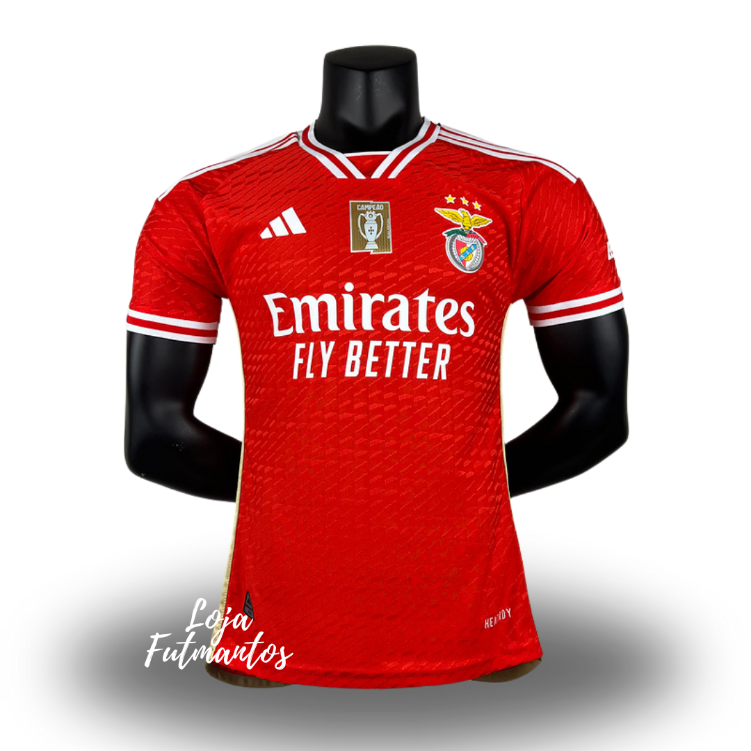 Camisa Benfica I 23/24 Jogador Masculina - Vermelho | Futmantos