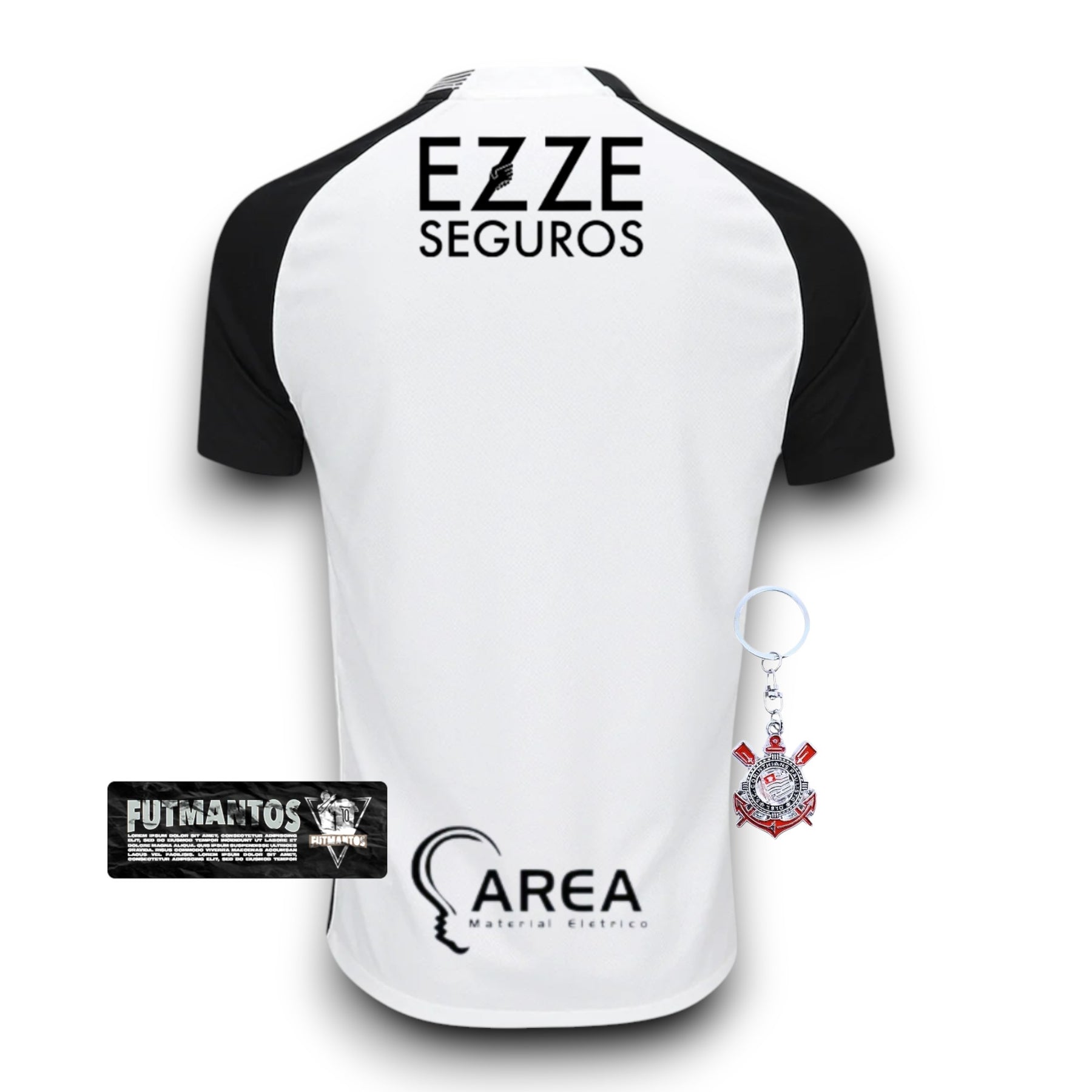 Camisa Corinthians l 25/26 Masculina Com Patrocínios | Futmantos