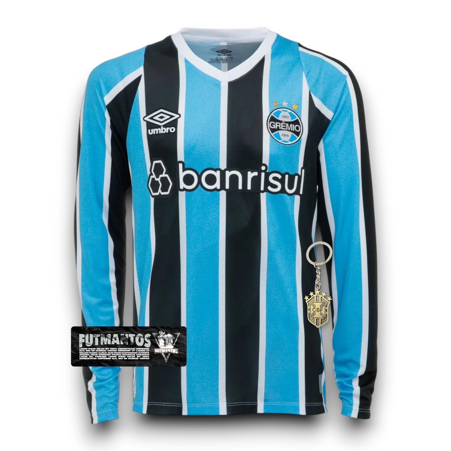 Camisa Grêmio 24/25 - Manga Longa | Futmantos