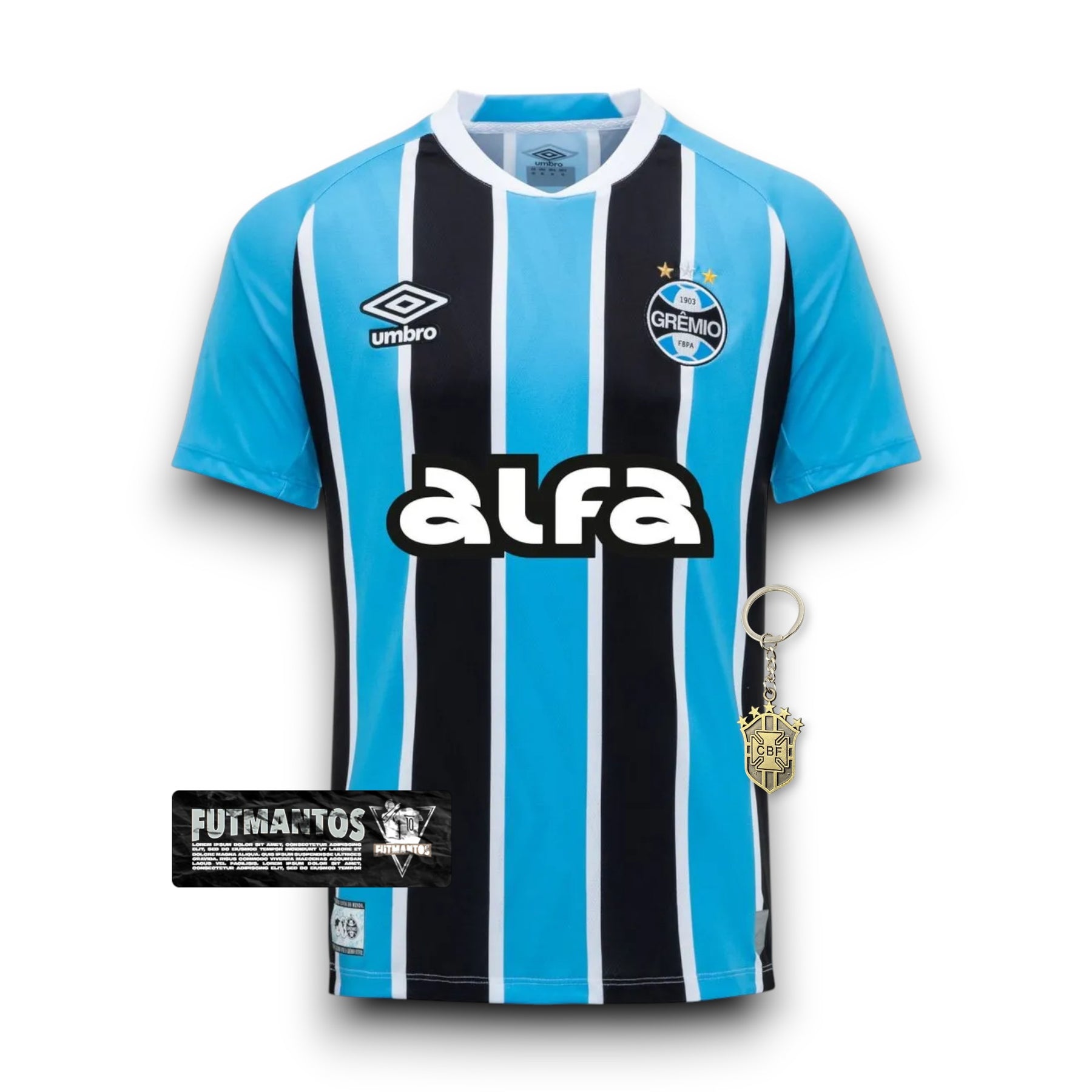 Camisa Grêmio l 25/26 - Copa Libertadores | Futmantos