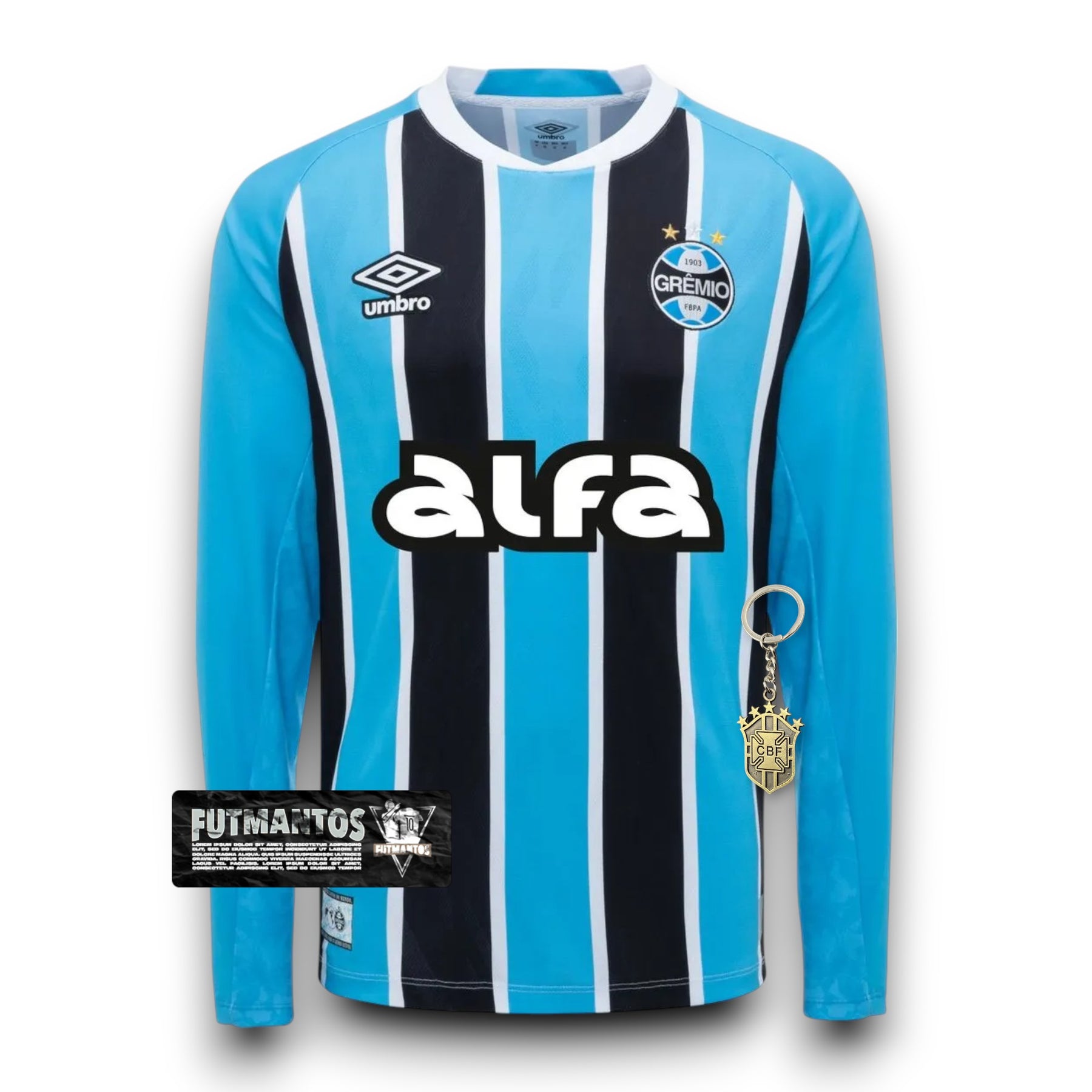 Camisa Grêmio 25/26 - Manga Longa | Futmantos