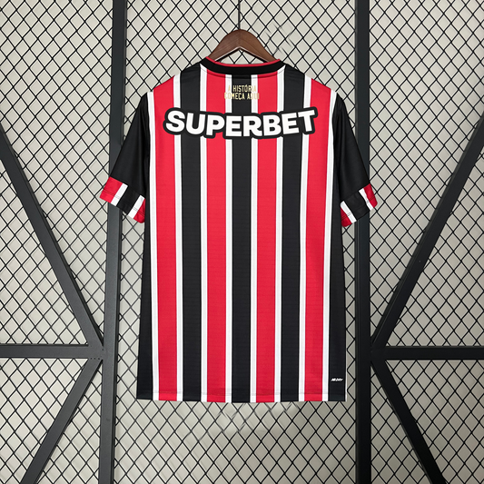 Camisa São Paulo Reserva 24/25 - Torcedor Masculina Lançamento + Patrocínios