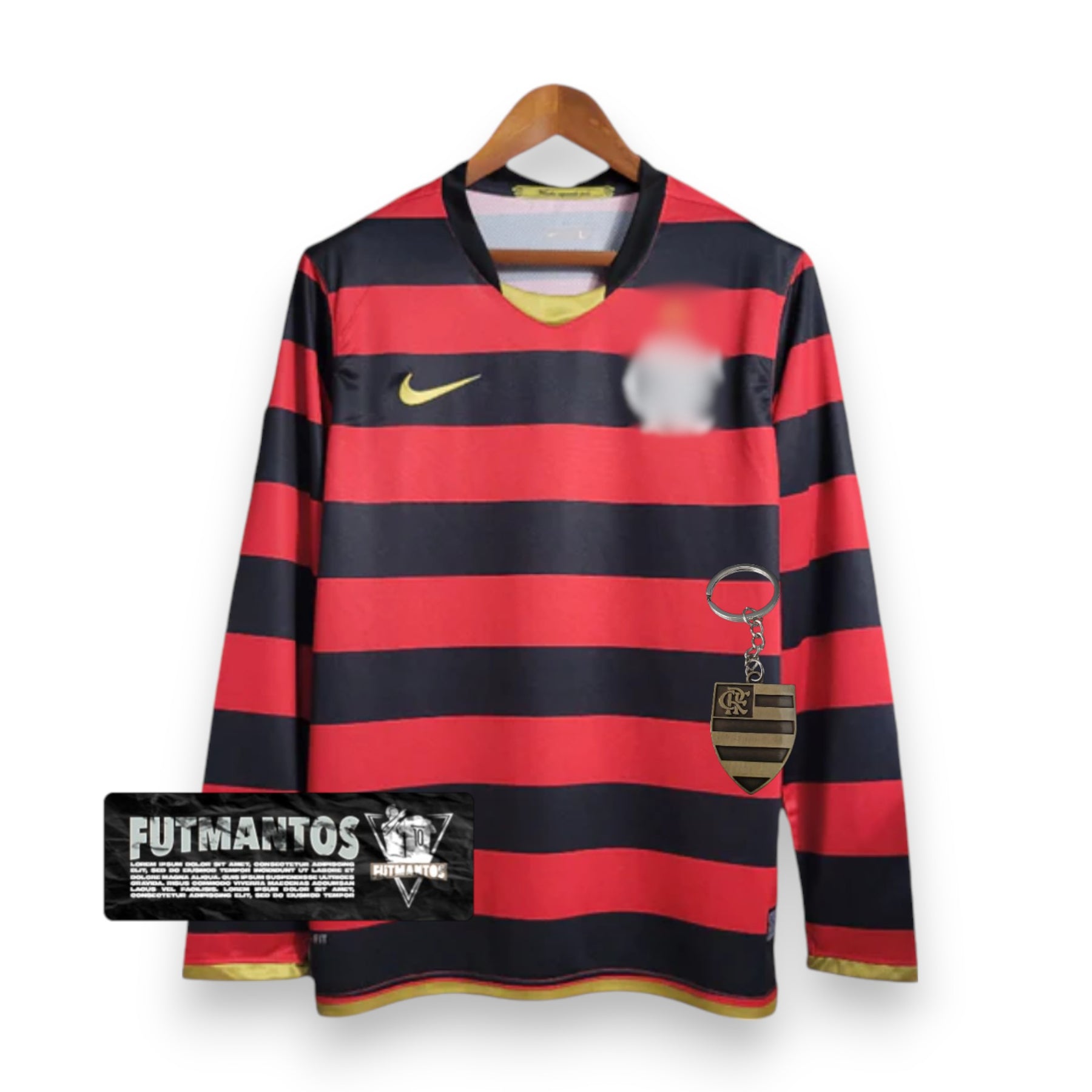 Camisa CRF 2009 I Home - Versão Retrô Manga Longa | FutMantos