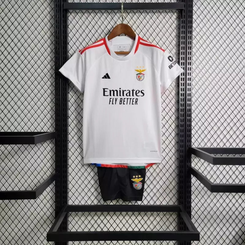 Kit Infantil Benfica 23/24 - Branco | Futmantos