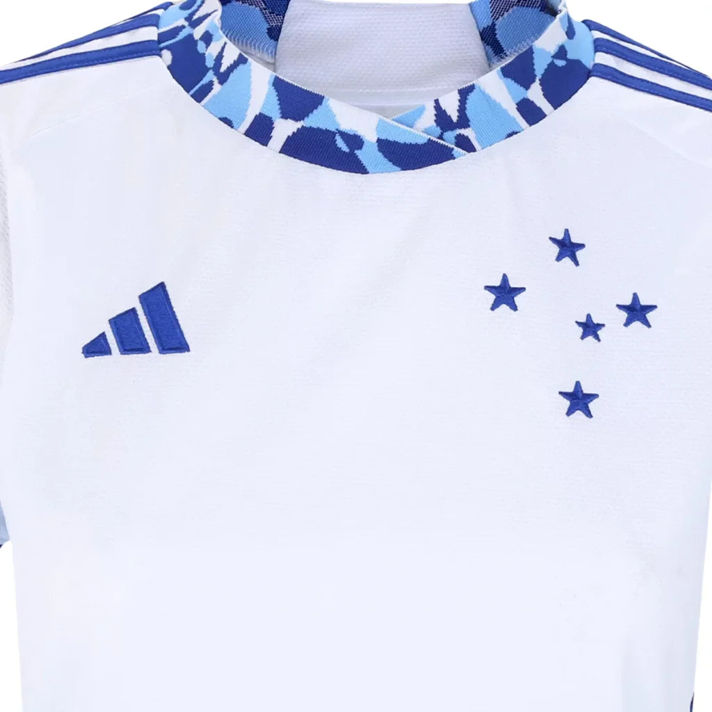 Camisa Cruzeiro II 24/25 Feminina Branca | FutMantos