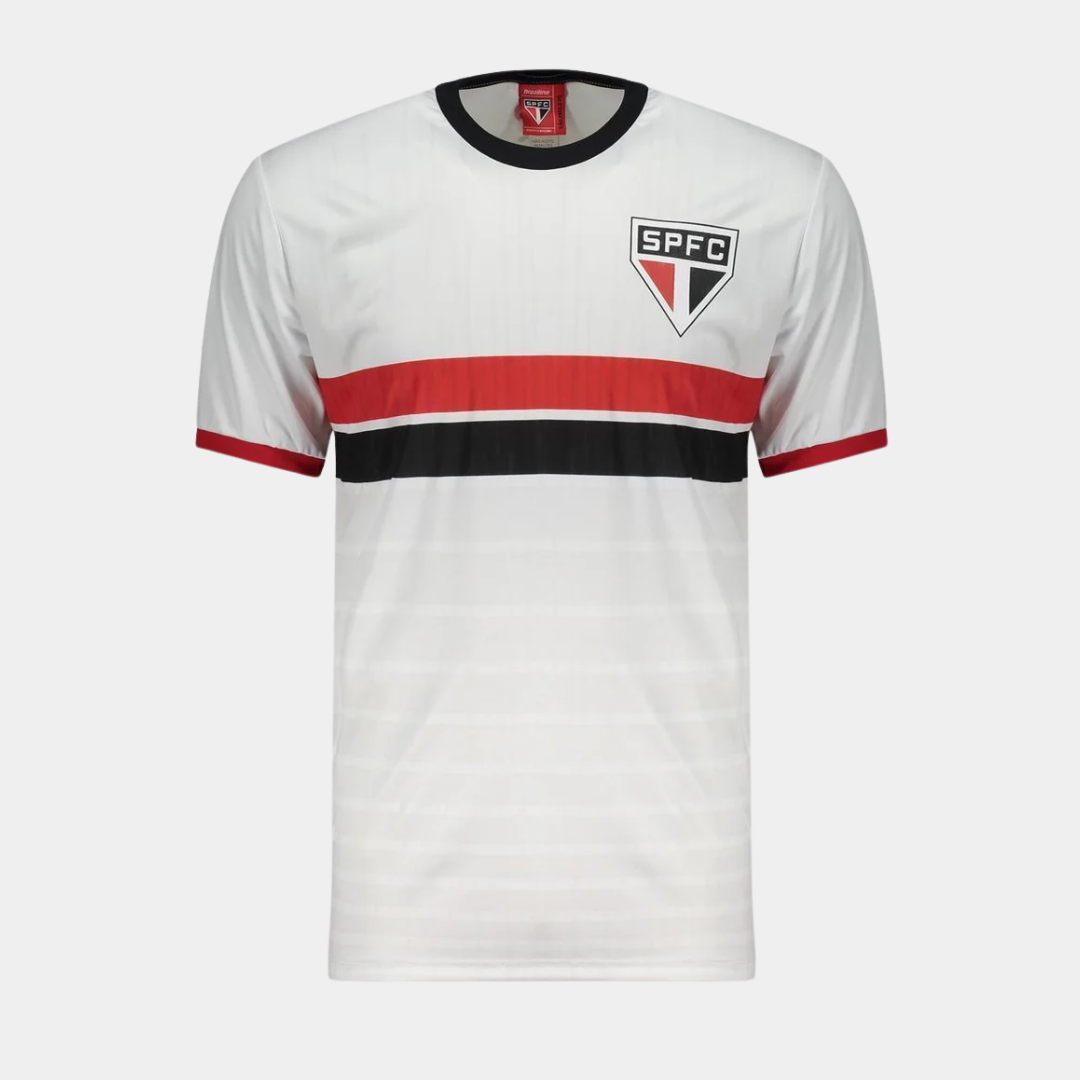 Kit Infantil SPFC Branco - Camiseta + Bermuda
