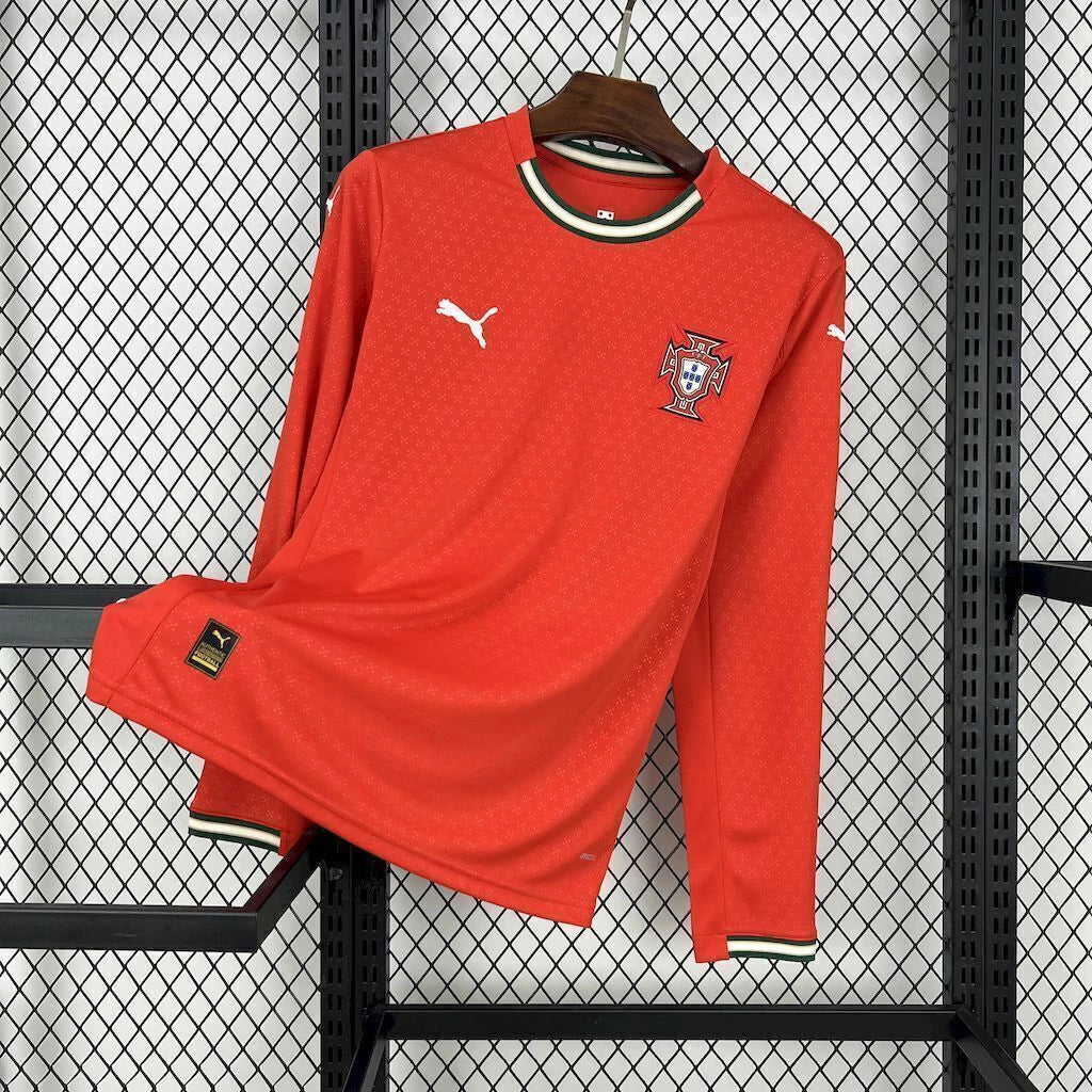 Camisa Portugal I 25/26 - Manga Longa | FutMantos