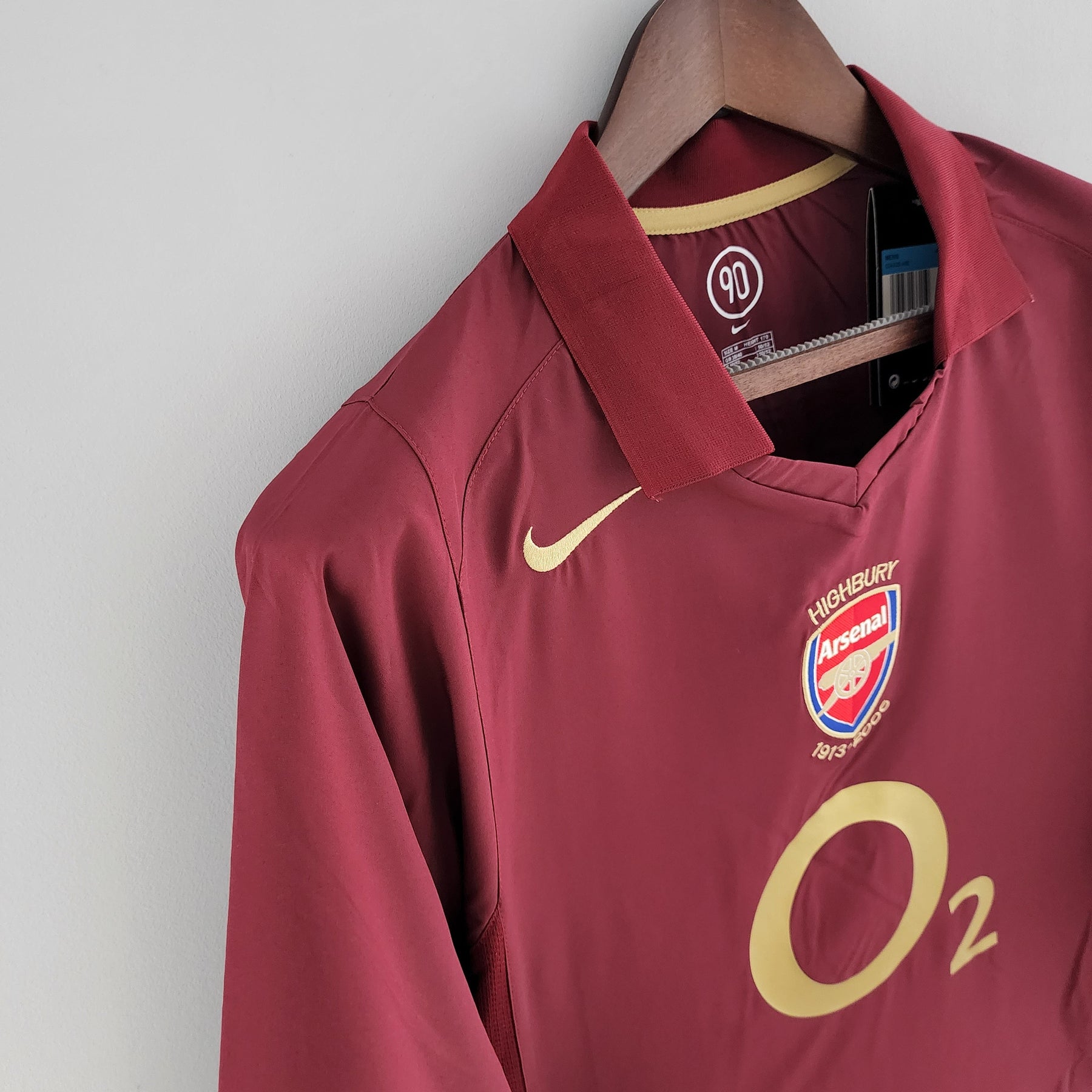 Camisa Manga Longa Arsenal 05/06 - Bordo | Futmantos