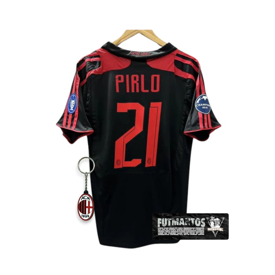 Camisa Milan 2007/08 - Pirlo #21 | Futmantos