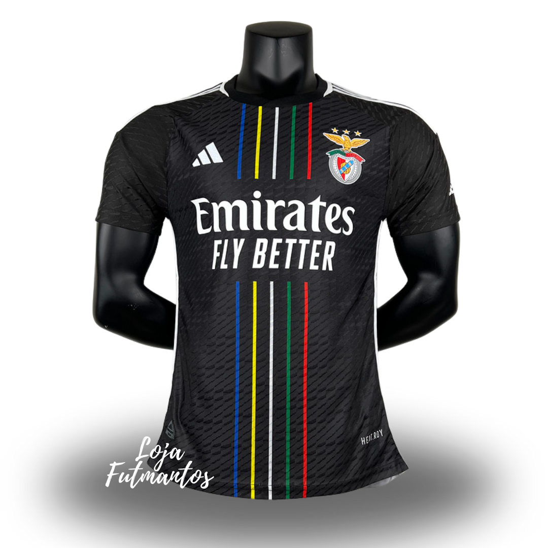 Camisa Benfica II 23/24 - Jogador - Preta | Futmantos