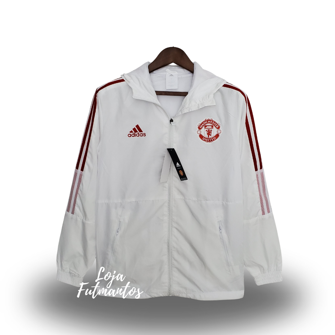 Corta-vento Manchester United 21/22 - Branco