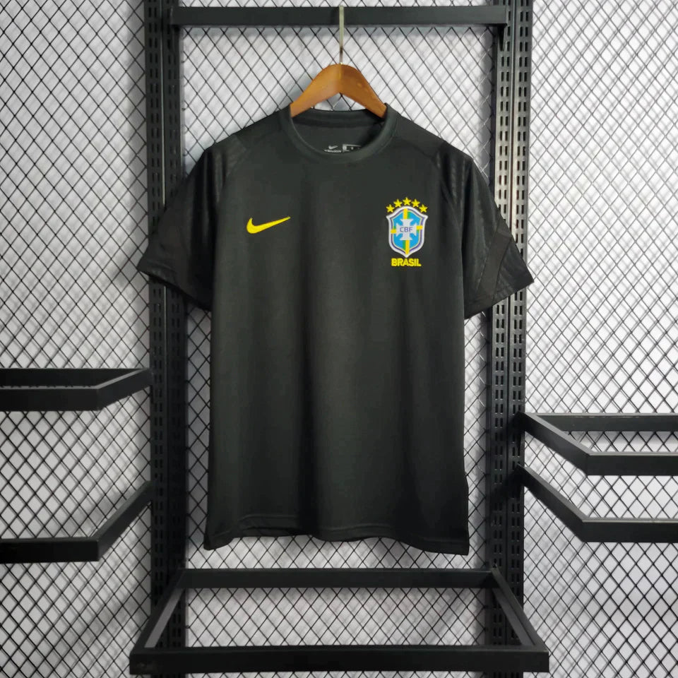 Camisa Seleção Brasil Comissão Técnica - Preta