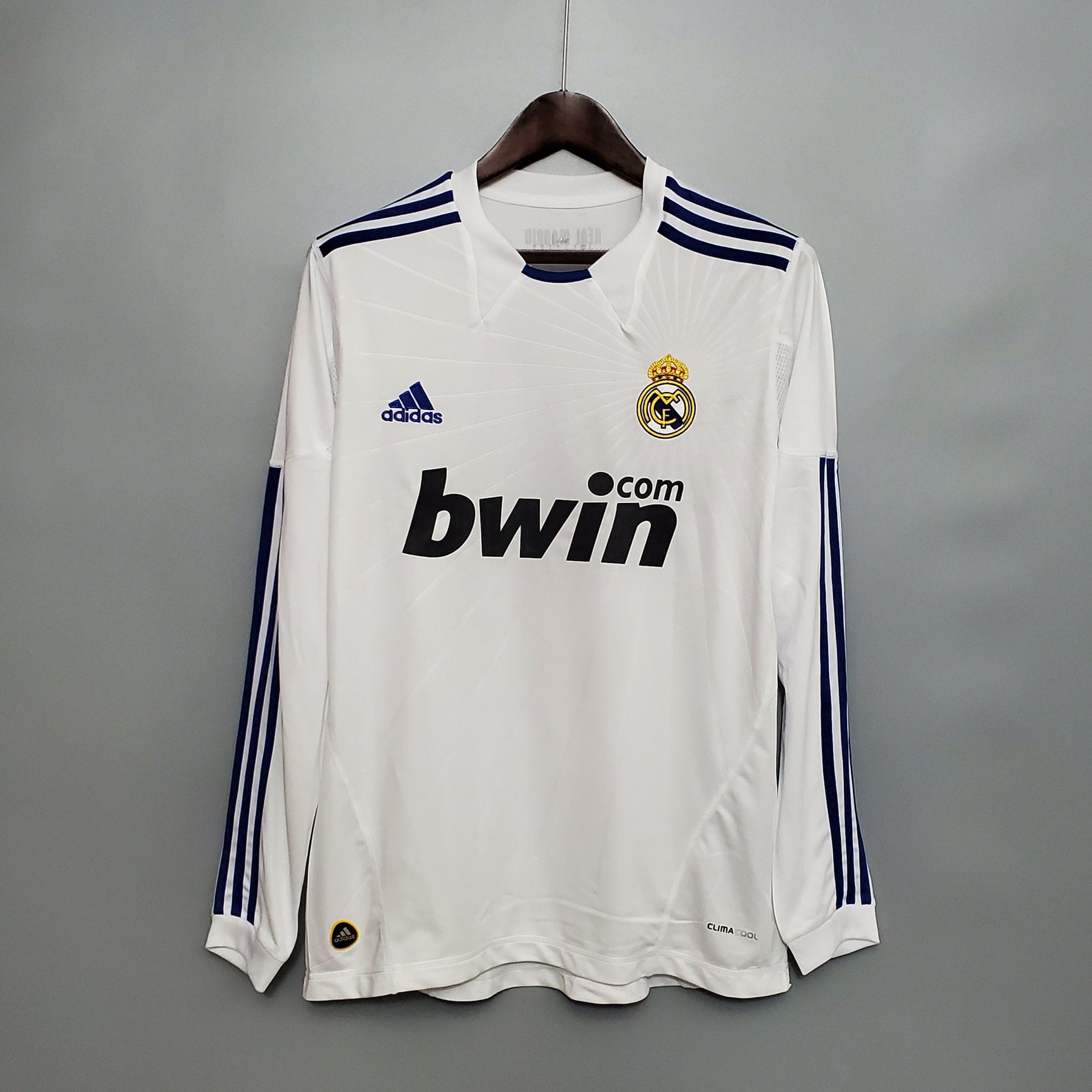 Camisa Manga Longa Real Madrid 10/11 - Branco | Futmantos