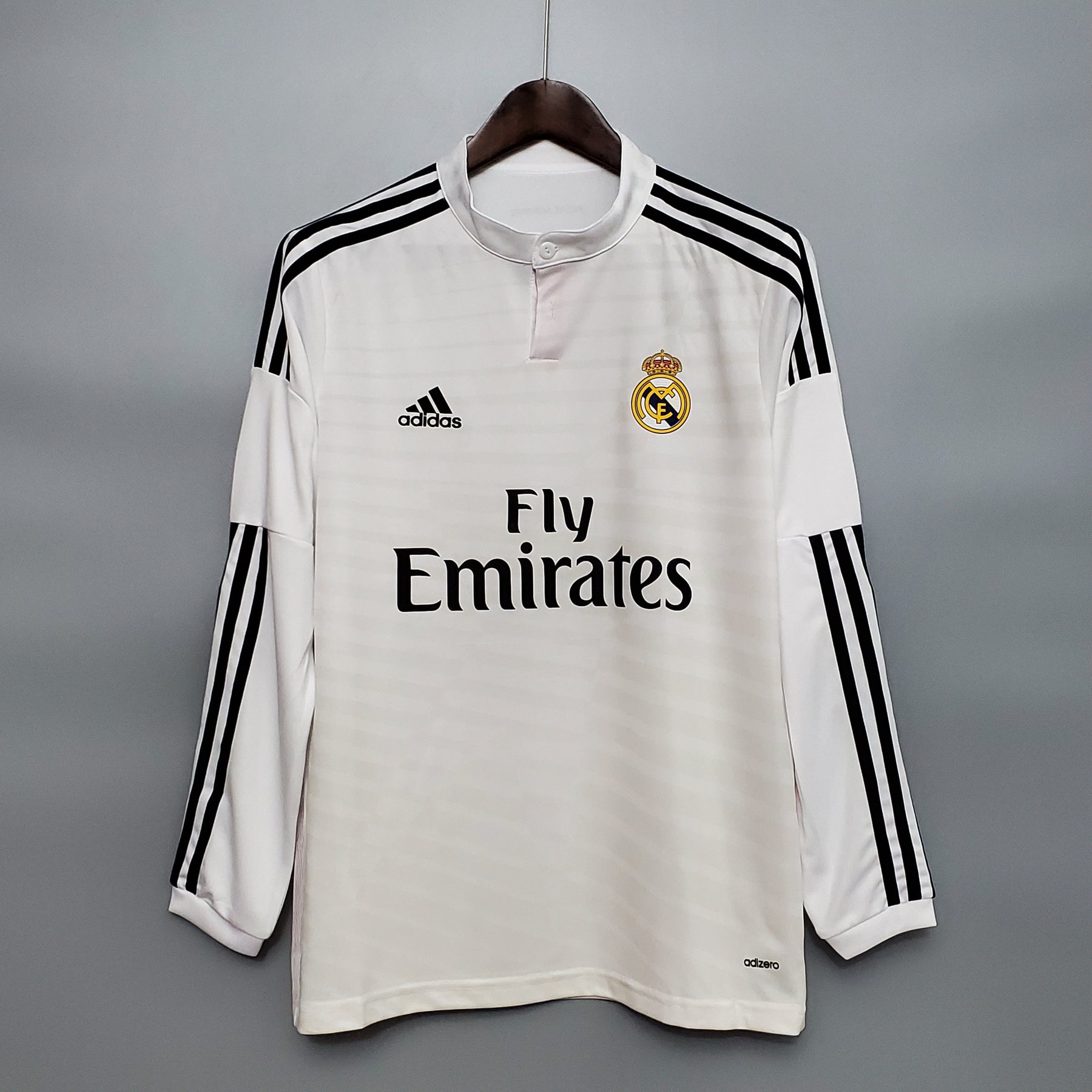 Camisa Manga Longa Real Madrid 14/15 - Branco | Futmantos