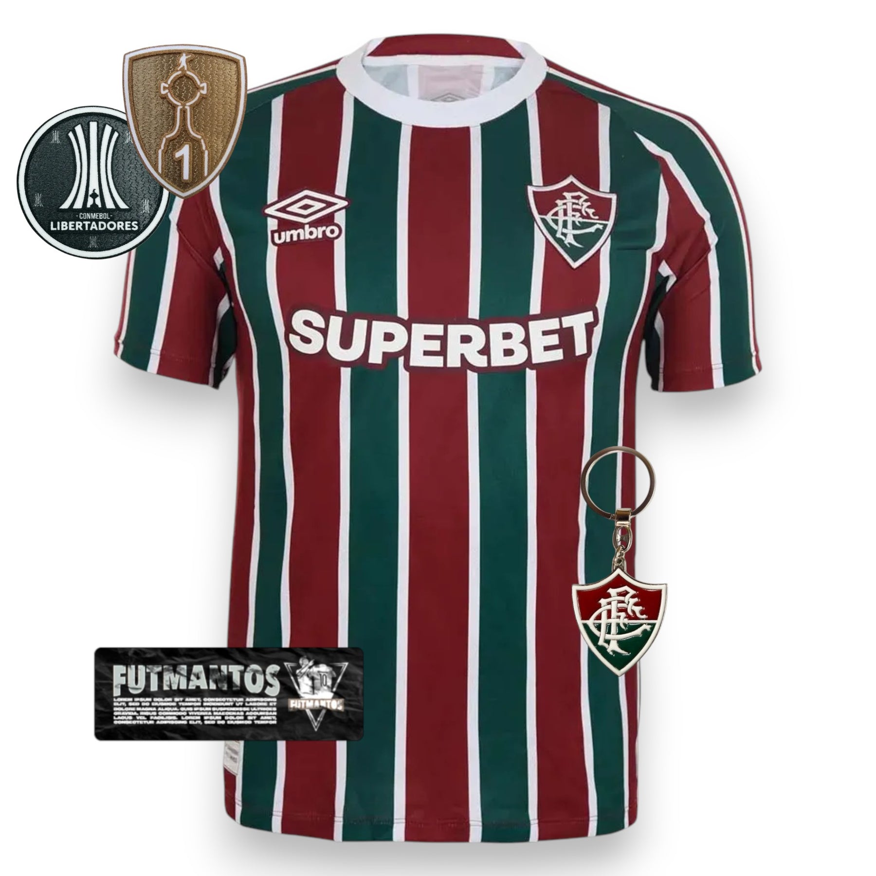 Camisa Fluminense I 25/26 - Libertadores | Futmantos