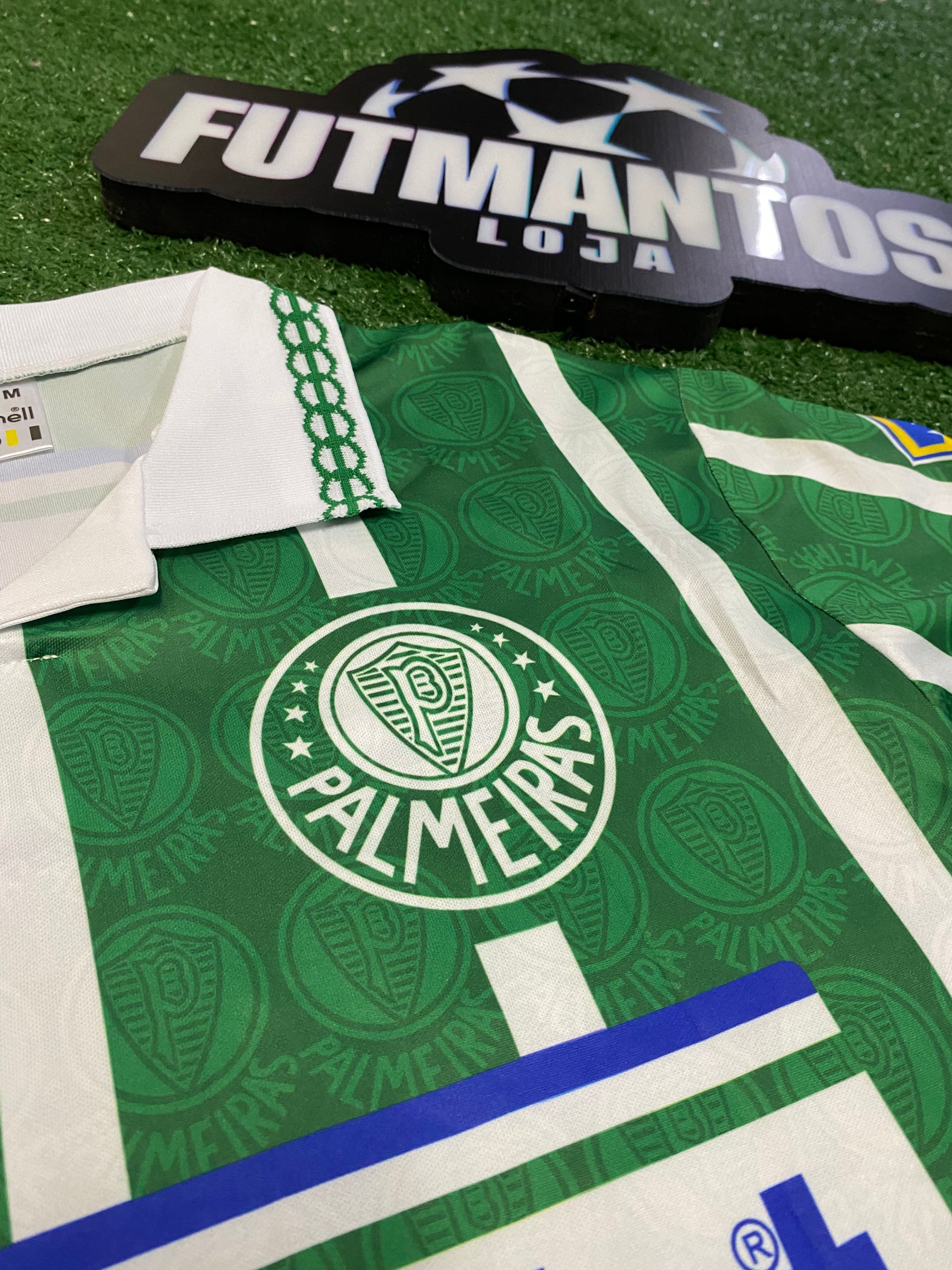 Camisa Palmeiras Retrô 93/94 - Rhumell - Com Patchs | Futmantos