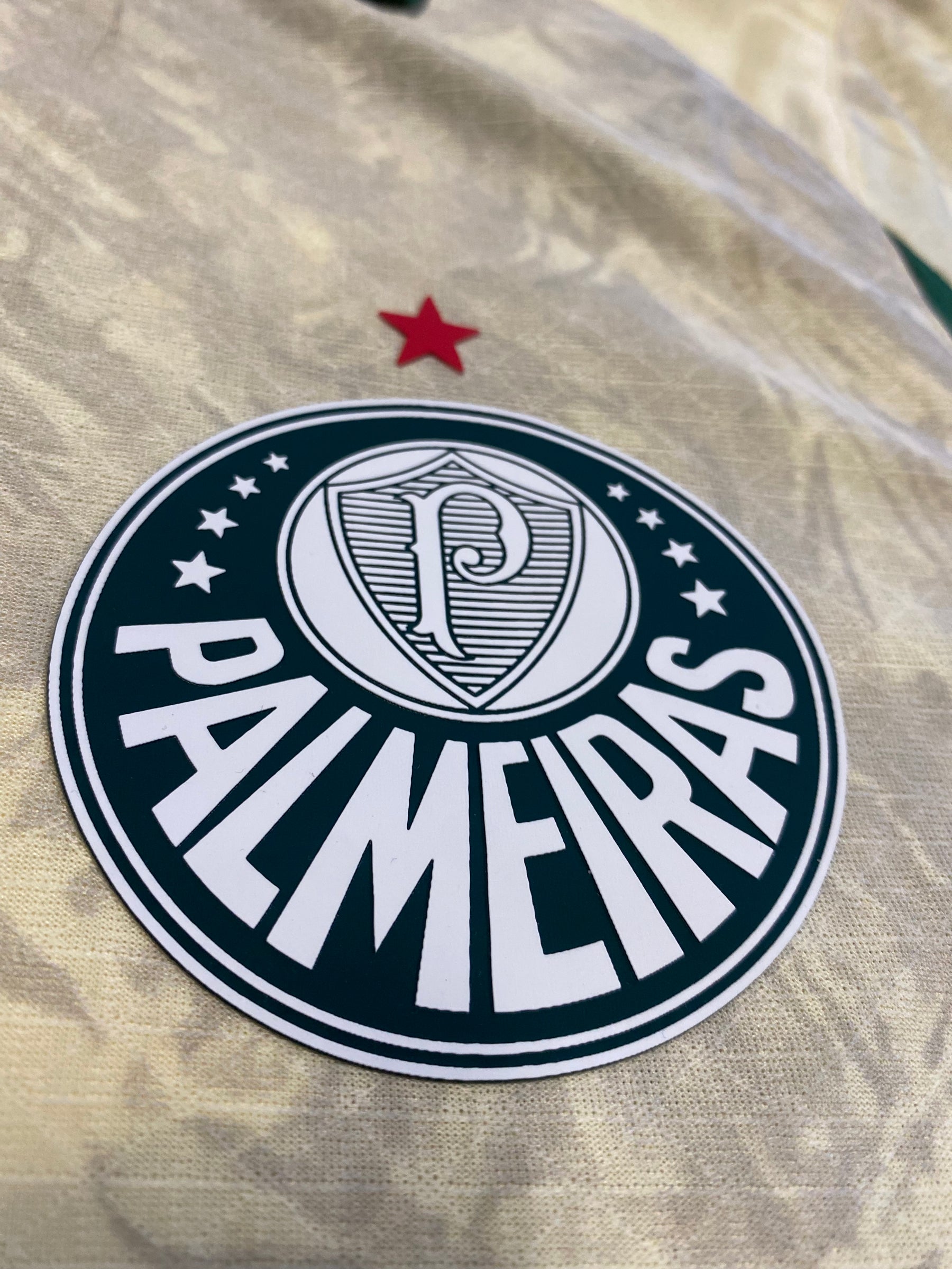 Camisa Palmeiras Bege 25/26 KidSuper - Versão Jogador | Futmantos
