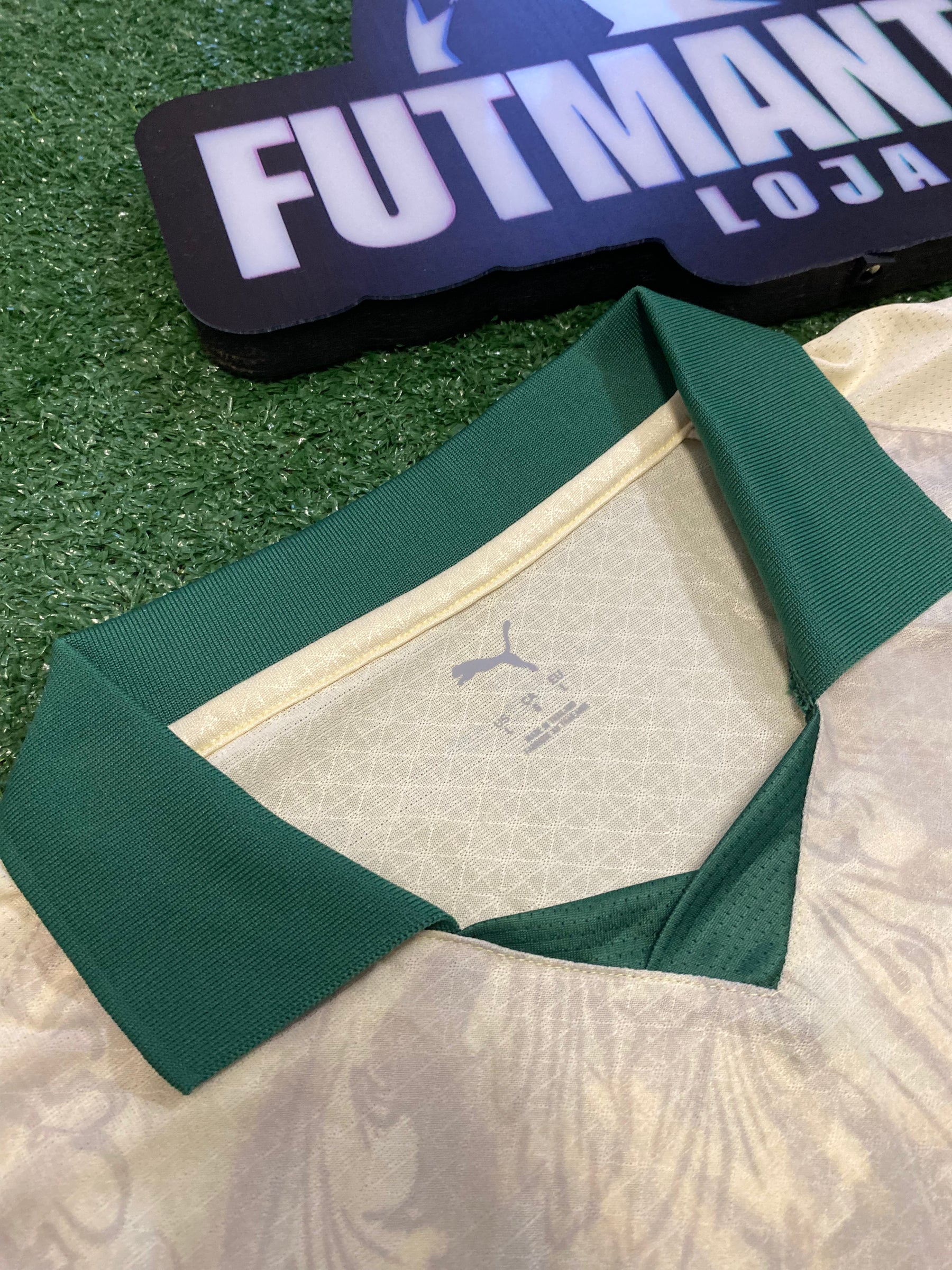 Camisa Palmeiras Bege 25/26 KidSuper - Versão Jogador | Futmantos