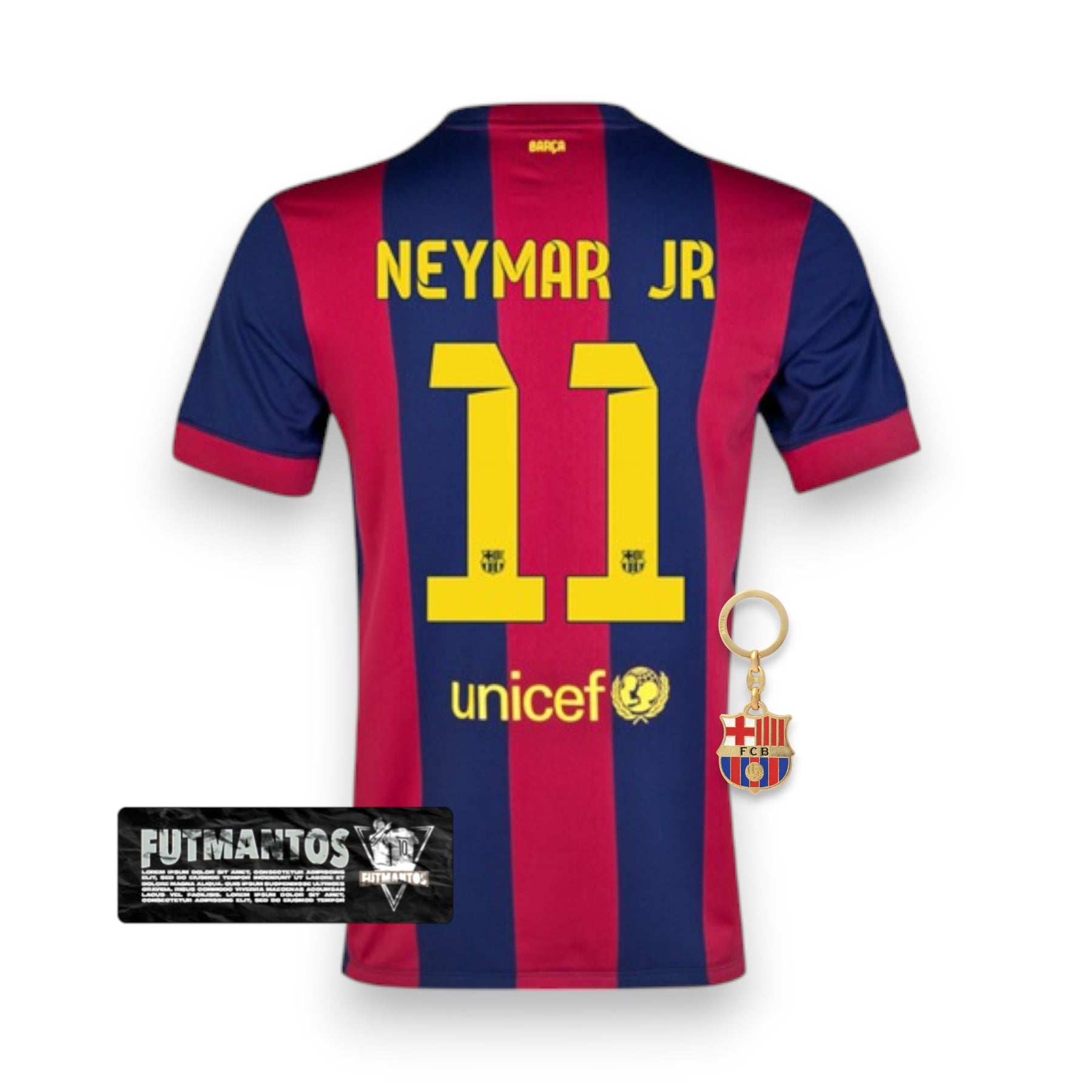 Camisa Barcelona Retro Home Neymar JR 2014/2015