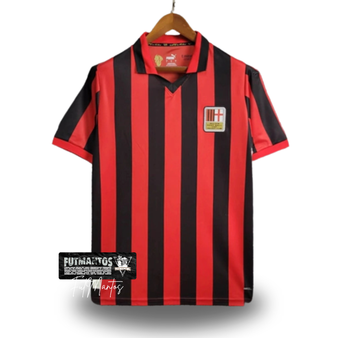 Camisa Milan 125 anos Edição Especial 24/25 Vermelha | Futmantos