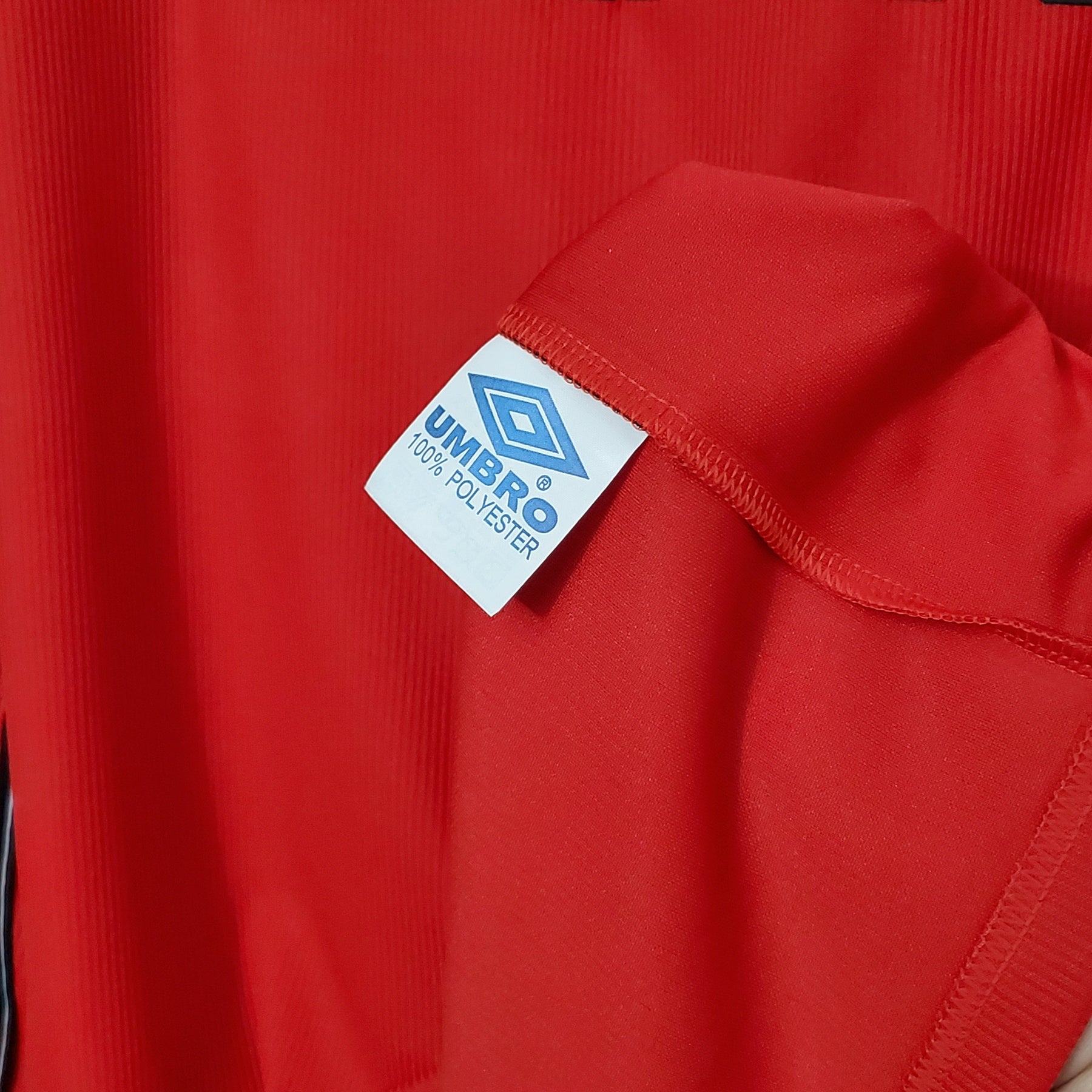 Camisa Manga Longa Manchester United 1998/99 - Vermelho | Futmantos