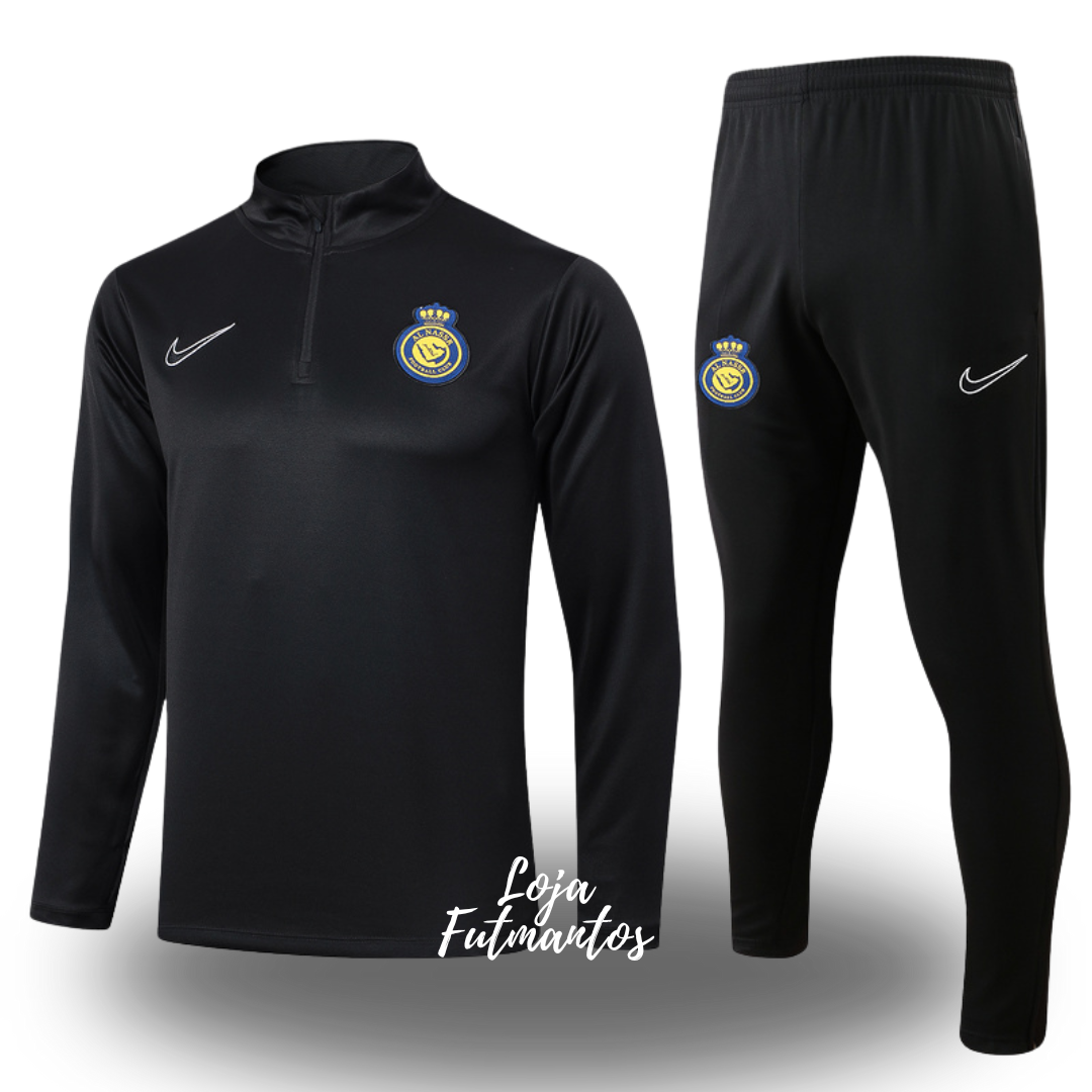 Agasalho de treino Al Nassr 24/25 - Preto | Futmantos