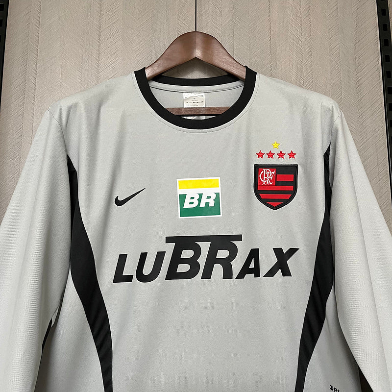 Camisa CRF 02/03 Goleiro Cinza - Versão Retrô Manga Longa | FutMantos