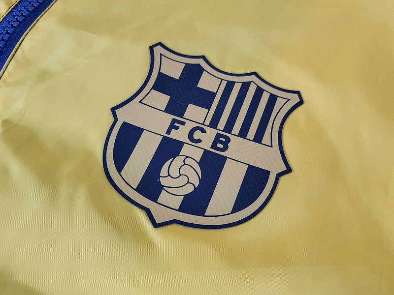Corta Vento Barcelona - Azul/Amarelo