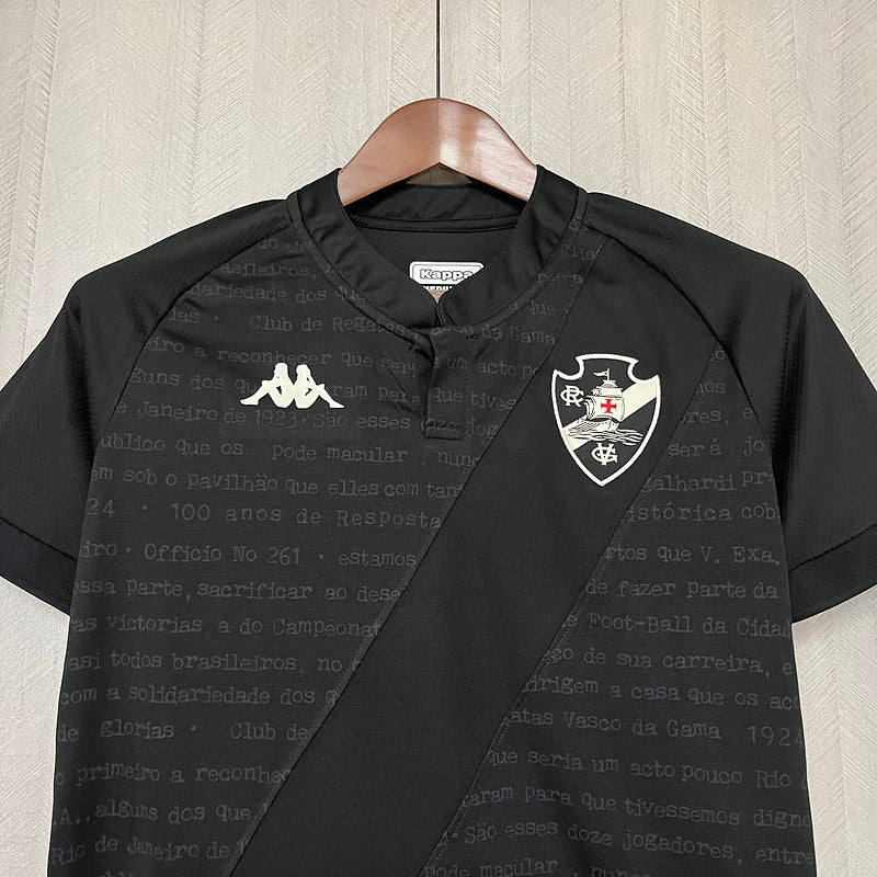 Camisa Vasco da Gama lV 24/25 - Feminina Al Black | Futmantos