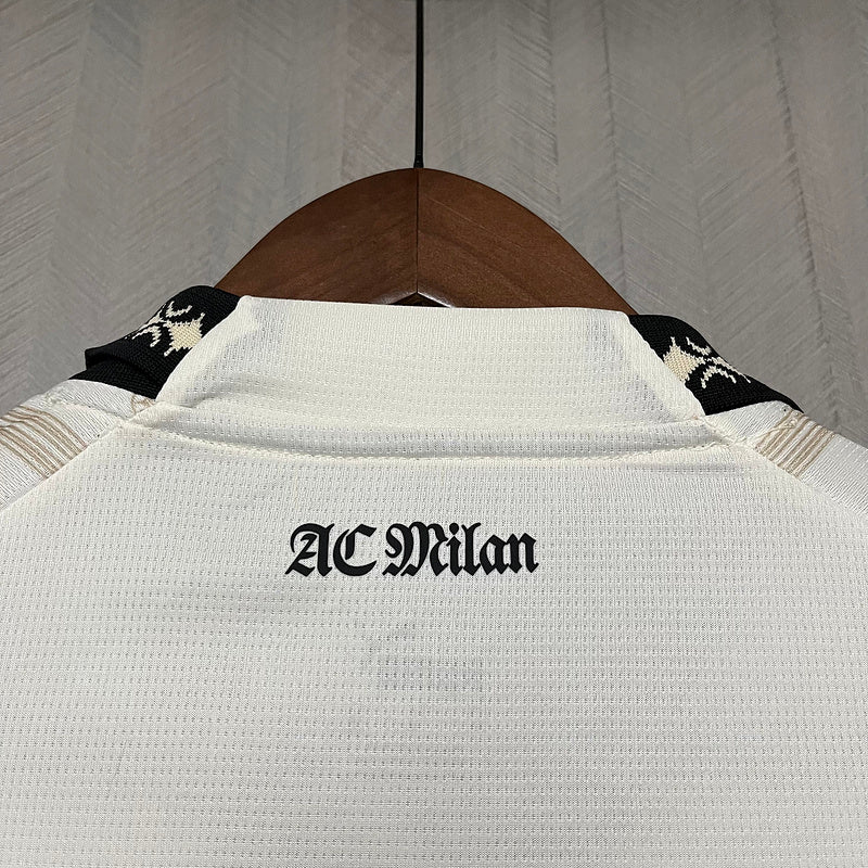 Camisa Milan X Pleasures IV 23/24 - Branco | Futmantos