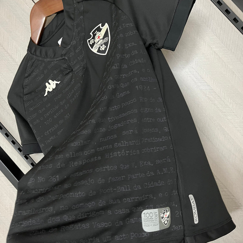 Camisa Vasco da Gama lV 24/25 - Feminina Al Black | Futmantos