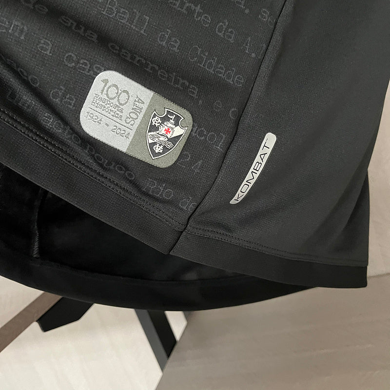 Camisa Vasco da Gama IV 24/25 Al Black Com Patrocínios | Futmantos