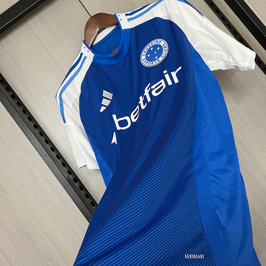 Camisa Cruzeiro l 25/26 PatrocĆnio | FutMantos