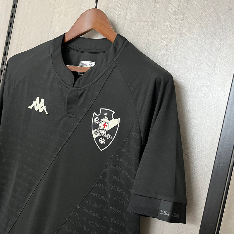 Camisa Vasco da Gama IV 24/25 Al Black Com Patrocínios | Futmantos
