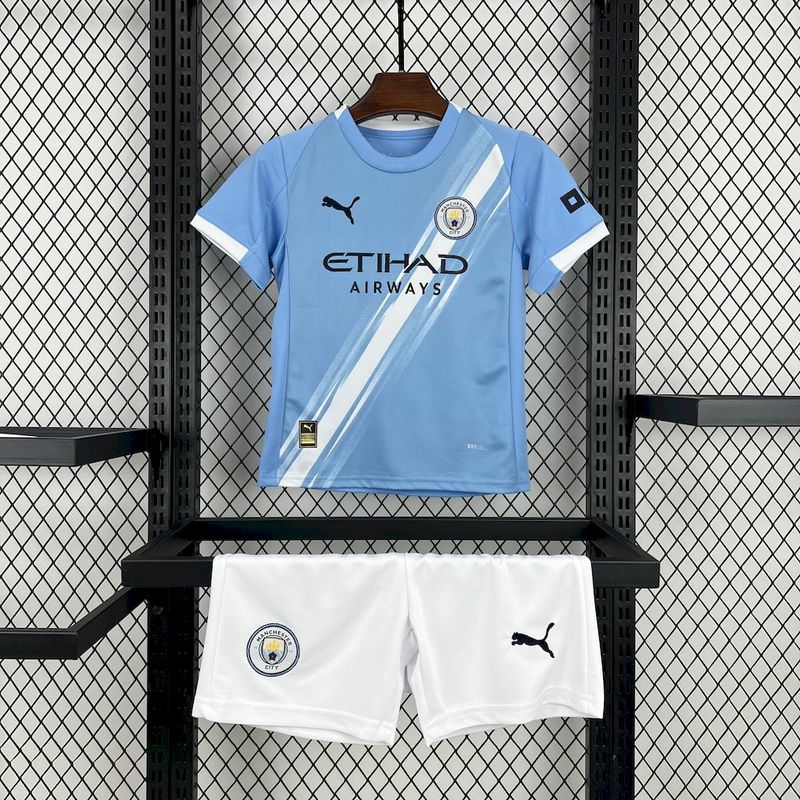 Conjunto Infantil Manchester City I 2025/26 | Futmantos
