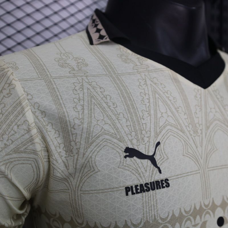 Camisa Milan IV 24/25 Jogador Masculina - Bege | Futmantos