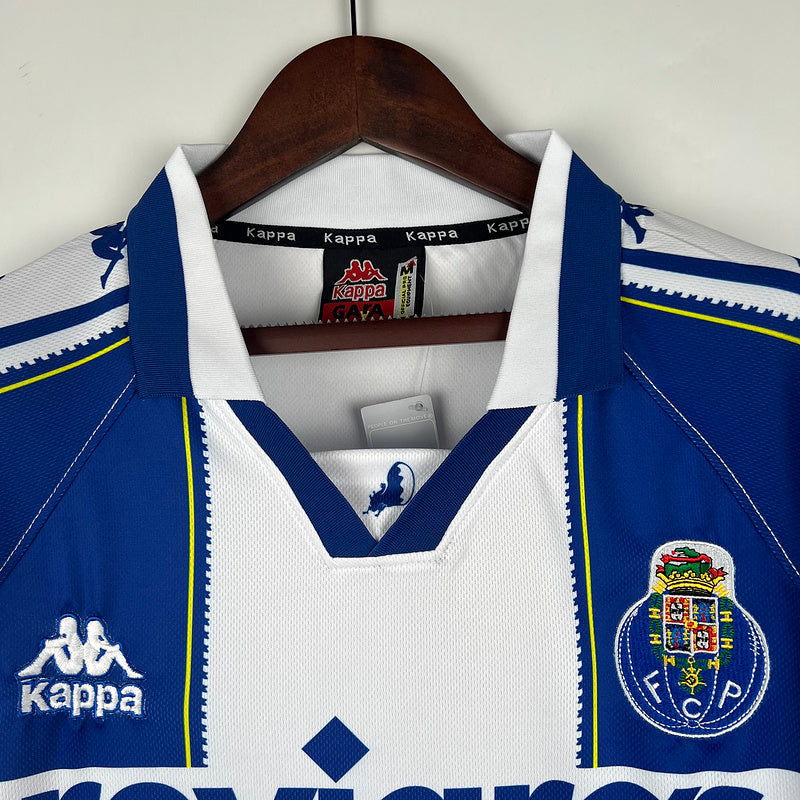 Camisa do Porto Retrô 97/99 Branca e Azul | Futmantos