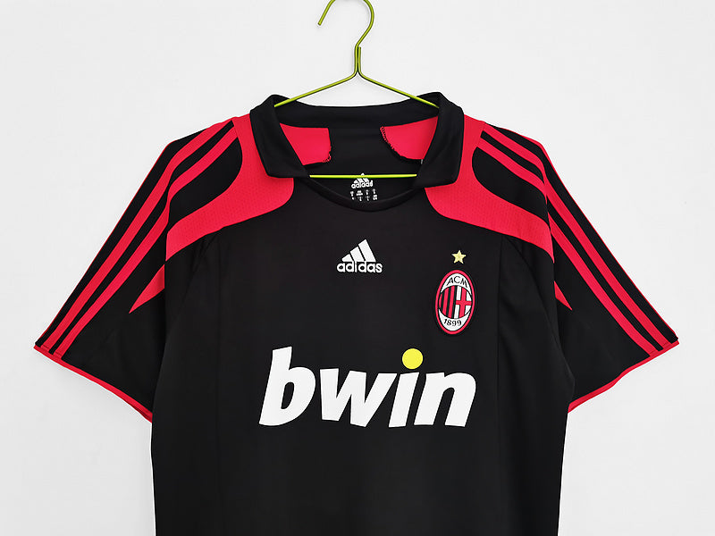 Camisa Milan Retrô 2007/2008 Preta - | Futmantos