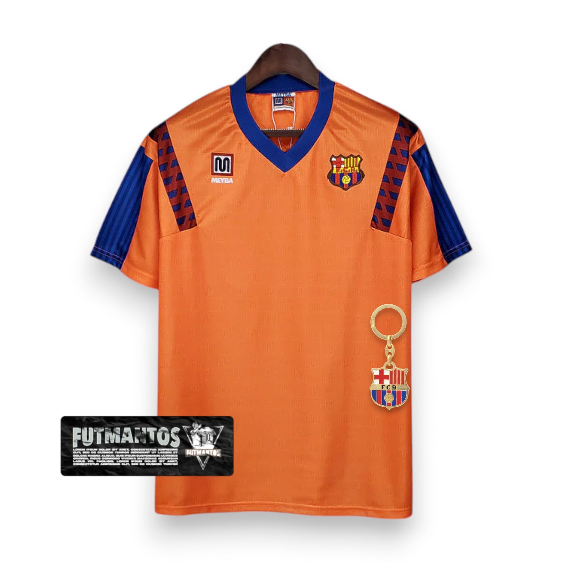 Camisa Barcelona Retrô 1989/1992 Laranja - Meyba | Futmantos