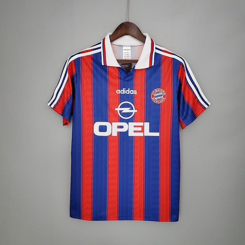 Camisa Bayern de Munique Retrô 1995/1997 Azul e Vermelha - | Futmantos