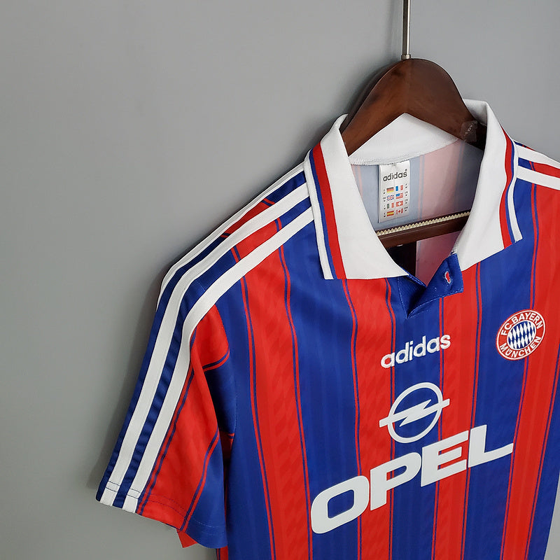 Camisa Bayern de Munique Retrô 1995/1997 Azul e Vermelha - | Futmantos