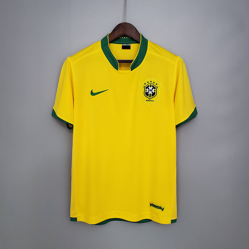 Camisa Seleção Brasileira Retrô 2006 Amarela - | Futmantos