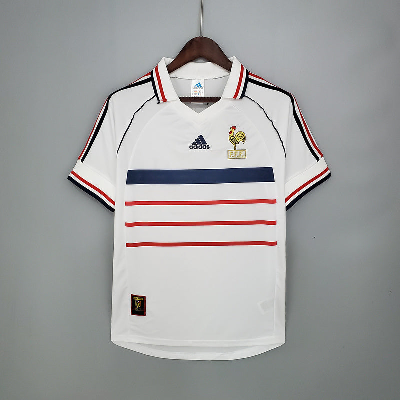 Camisa França Retrô 1998 Branca - | Futmantos