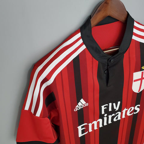 Camisa Milan Retrô 2014/2015 Vermelha e Preta - | Futmantos