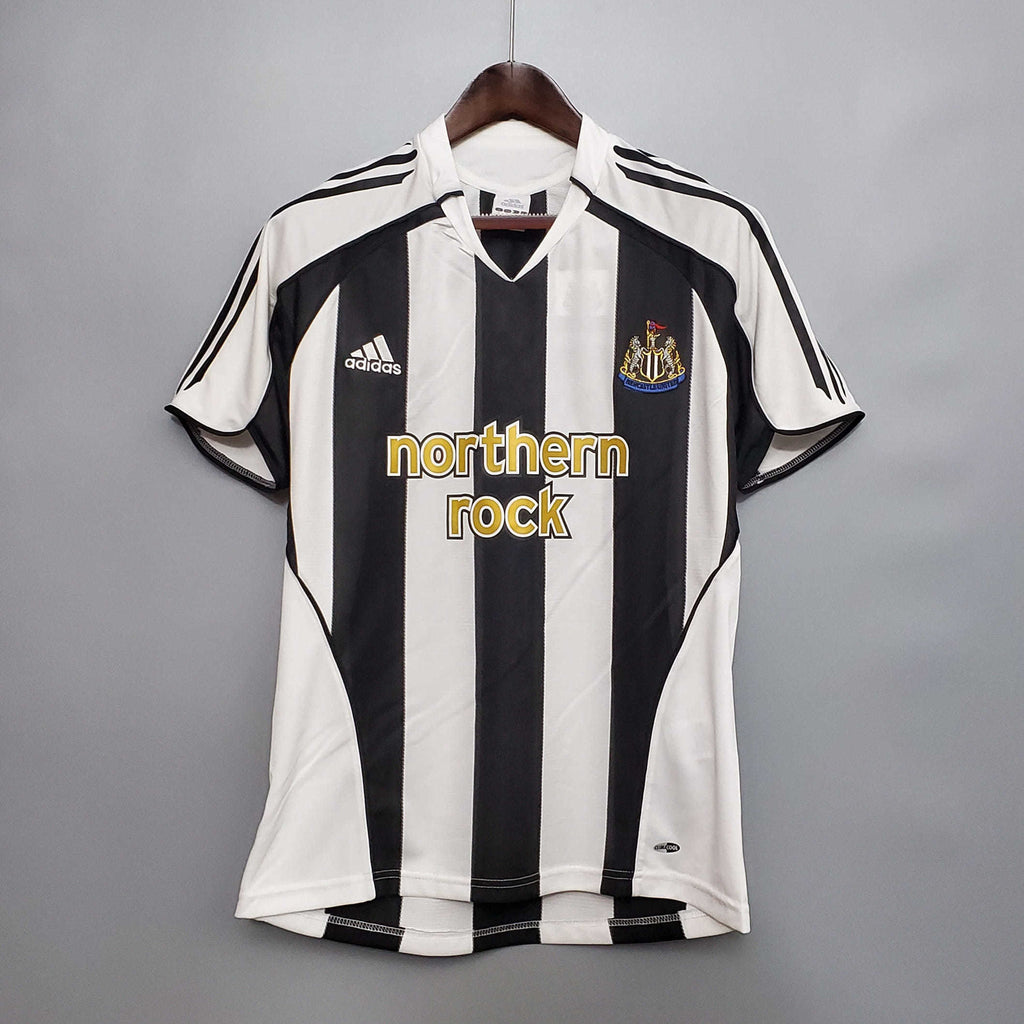 Camisa Newcastle Retrô 2005/2006 Preta e Branca - | Futmantos