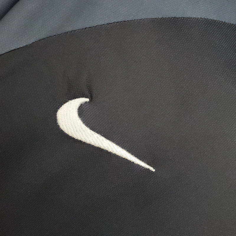 Camisa PSG Retrô 2001/2002 Cinza e Preta - | Futmantos