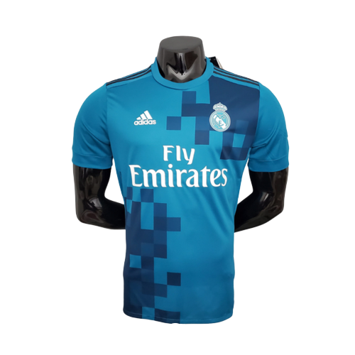 Camisa Real Madrid III 17/18 - Azul - Masculino Jogador