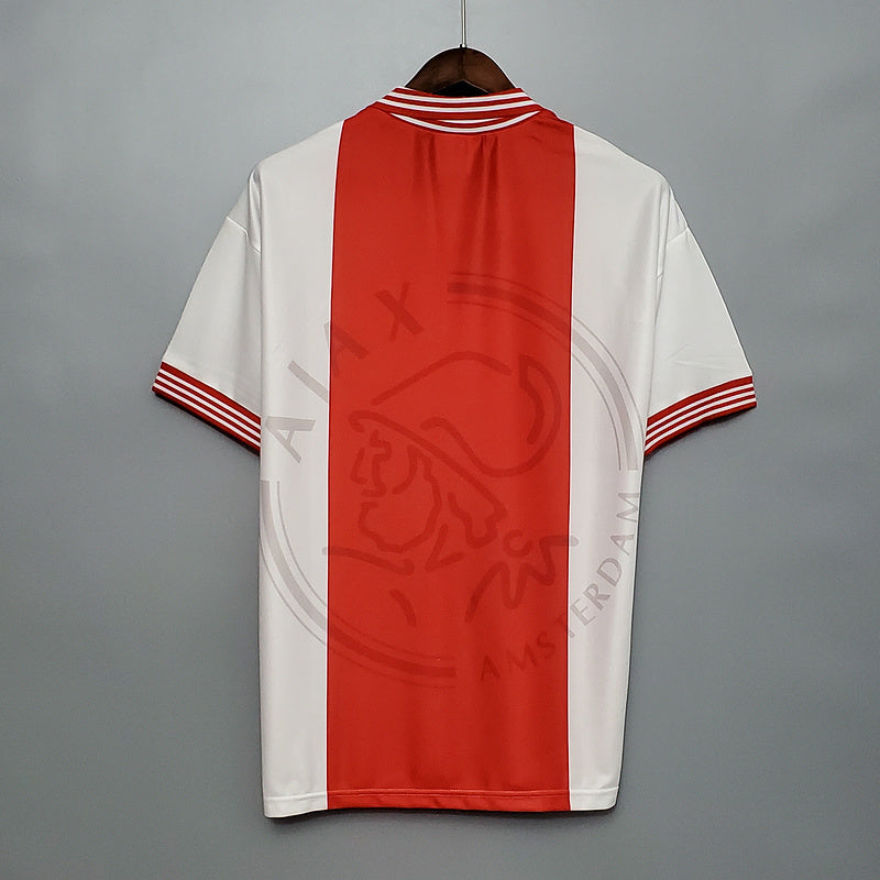 Camisa Ajax Retrô 1995/1996 Vermelha e Branca - | Futmantos