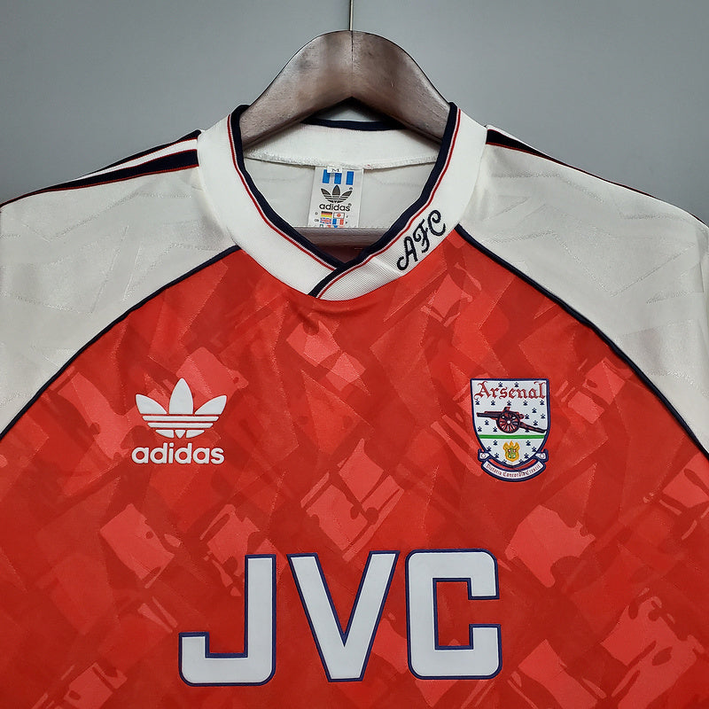 Camisa Arsenal Retrô 1990/1992 Vermelha - | Futmantos