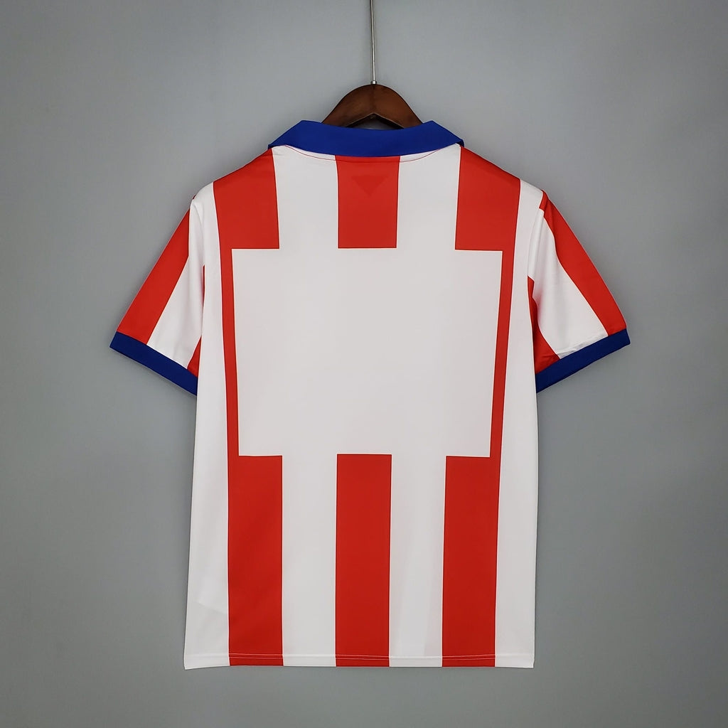 Camisa Atlético de Madrid Retrô 2014/2015 Branca e Vermelha - | Futmantos